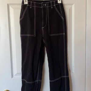 ⛄️3/$25 ⛄️ Black pants with white stitching